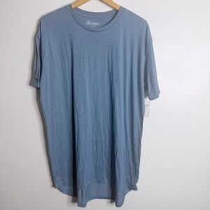 NWT Lularoe Men’s Patrick Short Sleeves Tee XL Blue Casual Everyday Crew Neck